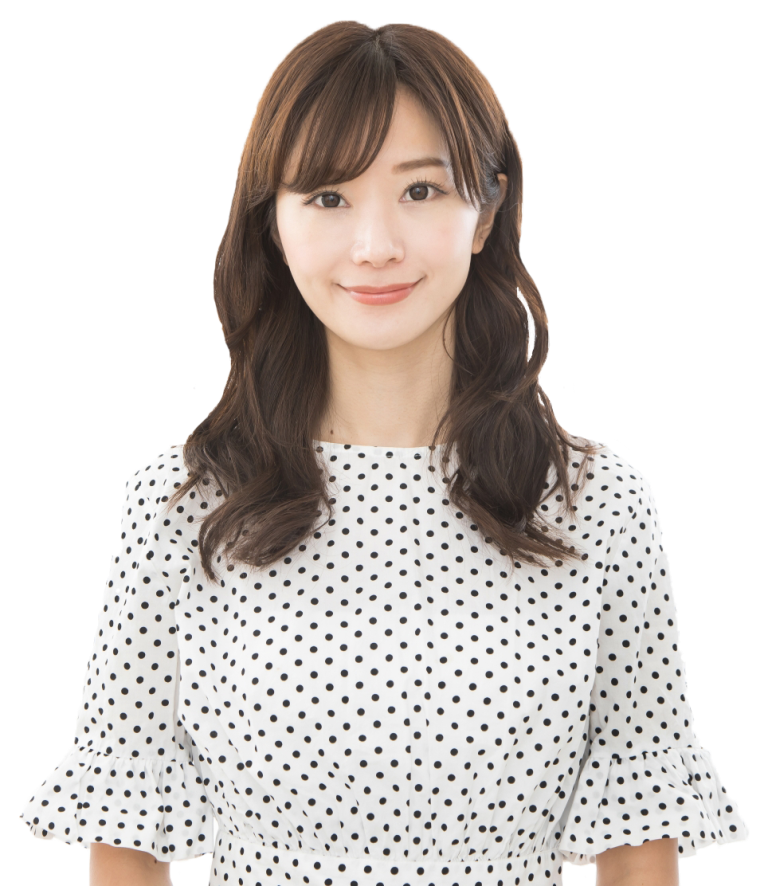 案内をする女子社員の写真